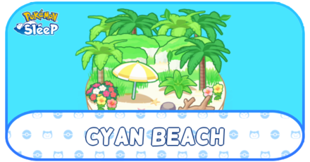 Pokemon Sleep - Cyan Beach