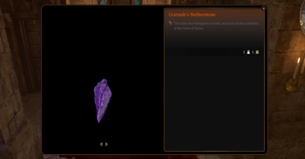 Baldurs Gate 3 - Gortashs Netherstone