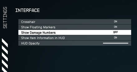 Starfield - Interface Settings