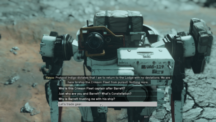 Starfield - Trading with Companions