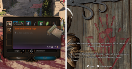 Baldurs Gate 3 - Cundhallow Tombstones Cellar Door Password