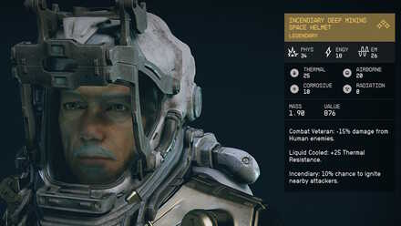 Starfield - Helm Environmental Resistance Stats