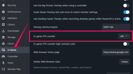 Starfield - In Game Tab on Steam