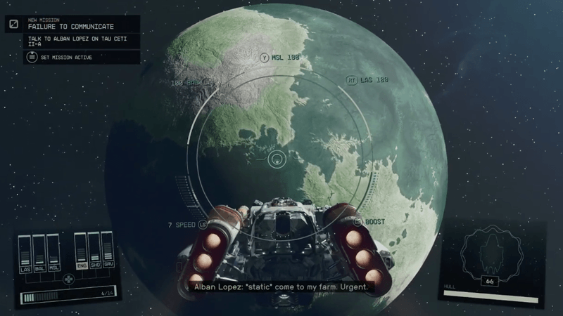 Starfield - Investigate the Second Planet