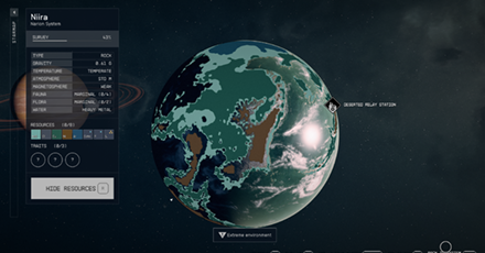Starfield - Niira Resource Overview