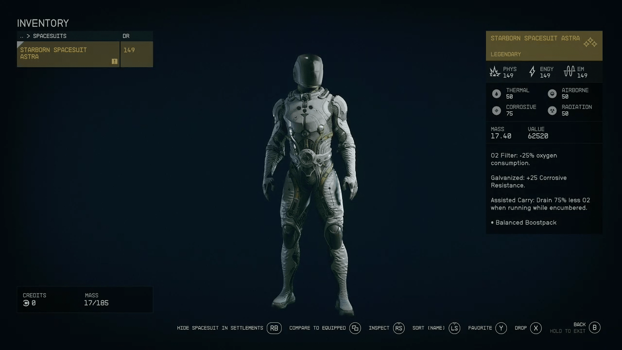 Starfield - New Game Plus Starborn Spacesuit