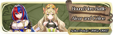 Alear (F) and Céline Bound Hero Battle Banner Fire Emblem Heroes FEH