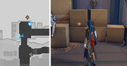 Honkai Star Rail - Aurum Alley Box Location 1