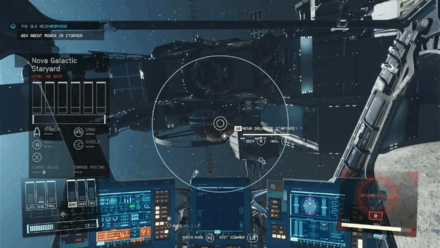 Starfield - Press and Hold the Dock Button