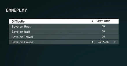 Starfield - Difficulty Very Hard