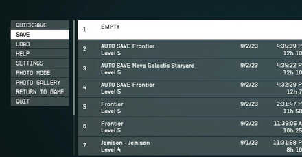 Starfield - Save Game