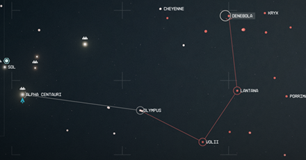 Starfield - Denebola Star Map Overview