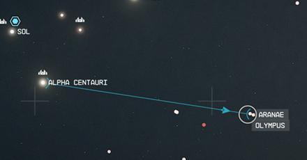 Starfield - Olympus Star Map Overview