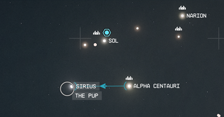Starfield - Sirius Star Map Overview