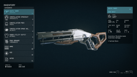 Starfield - Drop or Store Heavy Items