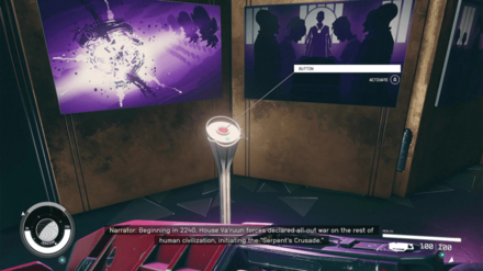 Starfield - Supra Et Ultra -Examine the Orientation hall