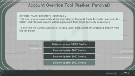 Starfield - Changing Percival