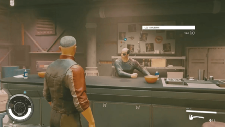 Starfield - Talk to Lou the Bartender for Percival