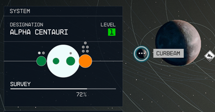 Starfield - Curbeam Planet Location