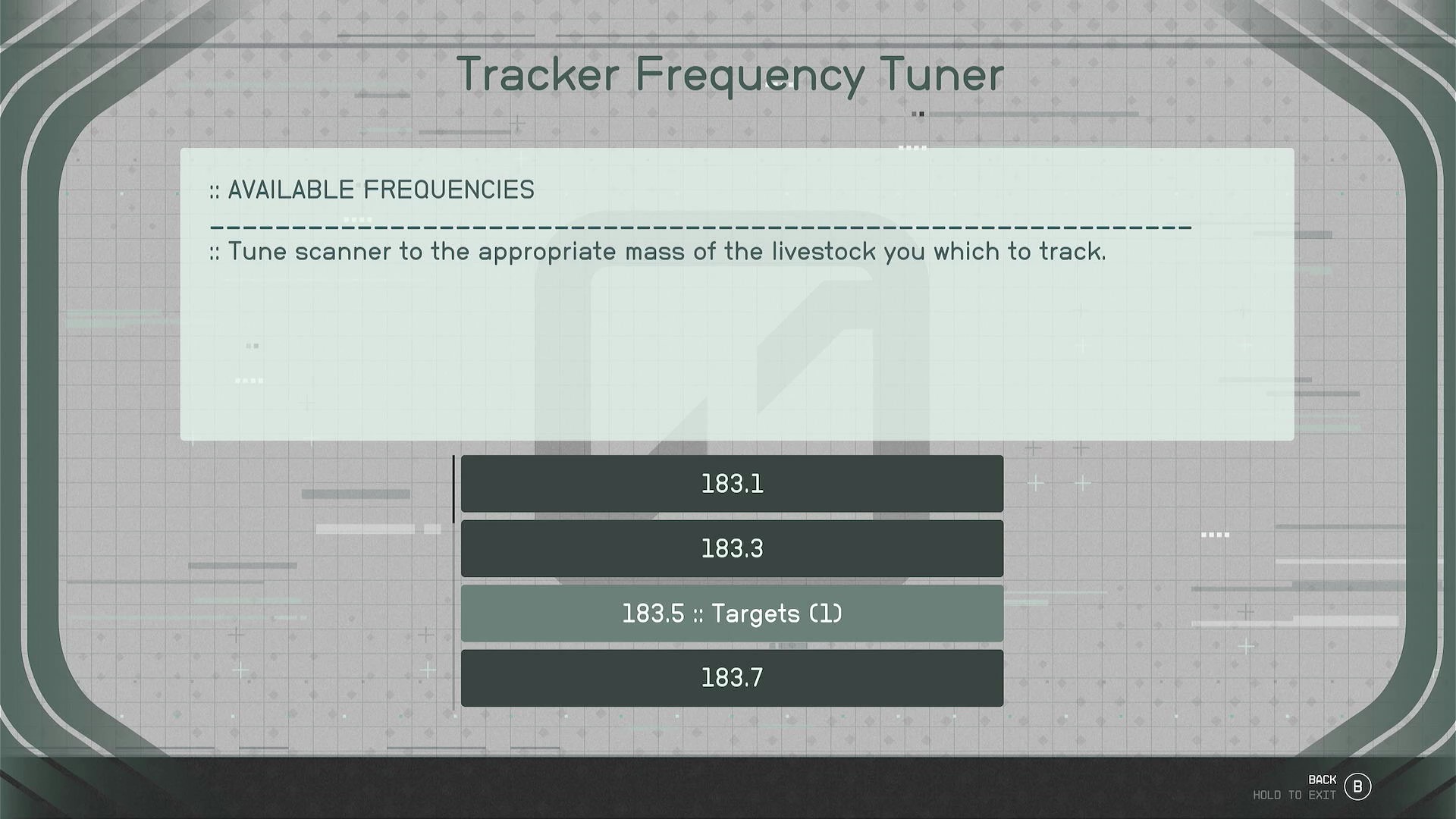 Starfield - Tune to 183.5