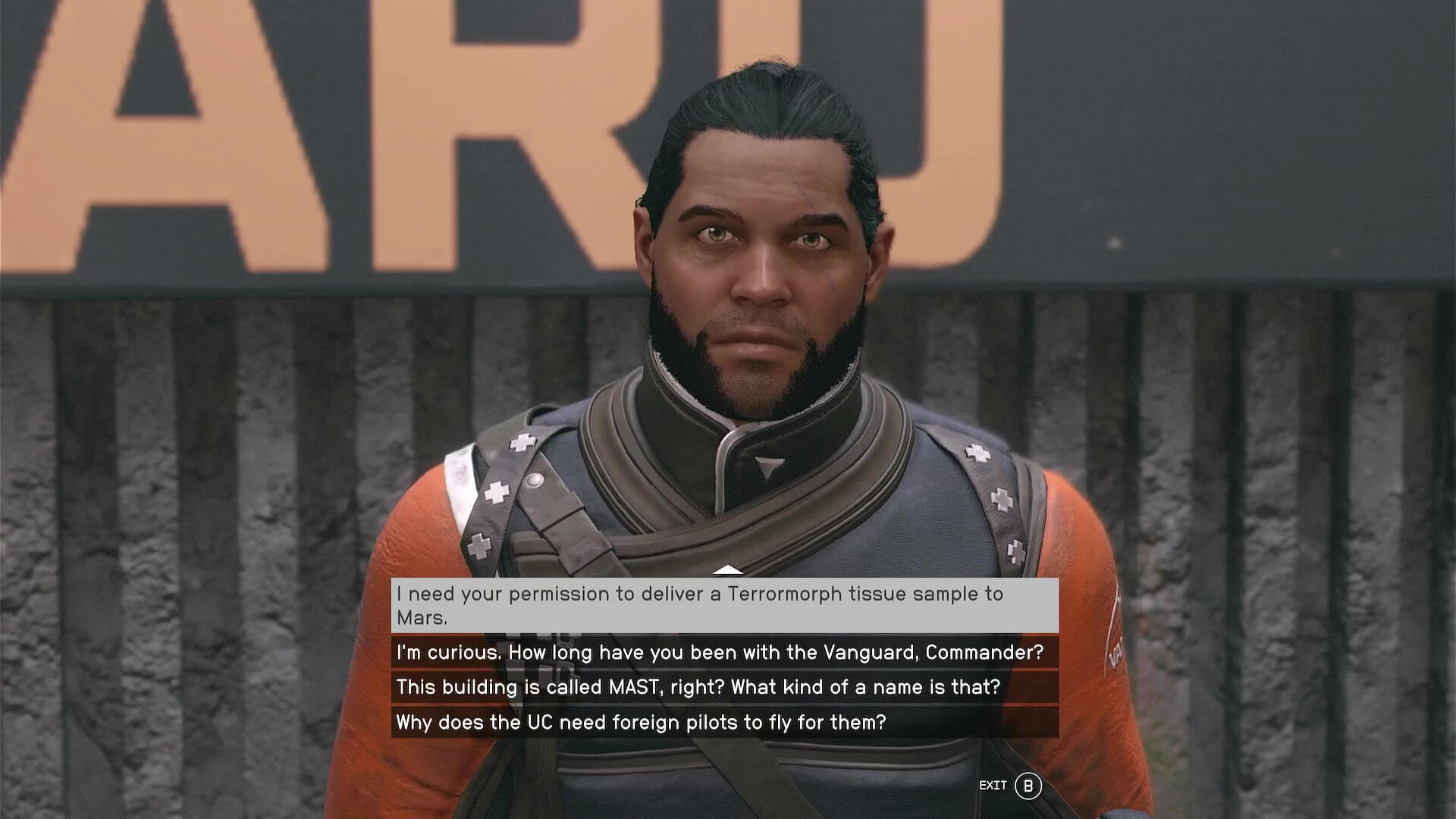 Starfield - Return to Commander Tuala