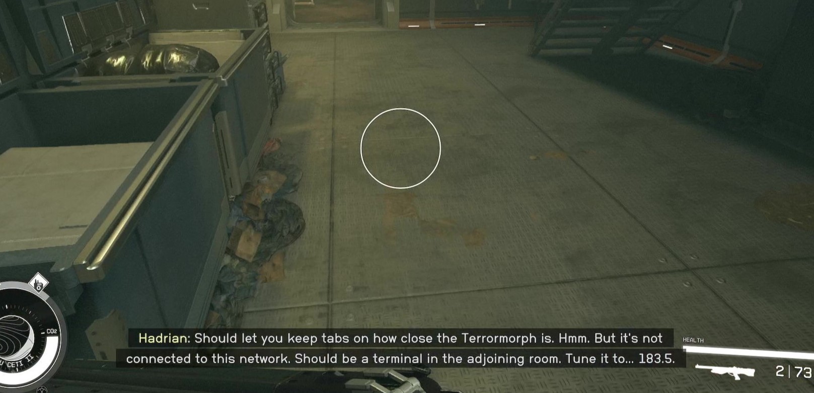 Starfield - Wait for Hadrian Analyze the System