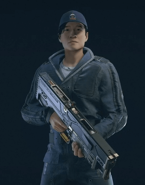 Starfield Blue Labor Jumpsuit ID