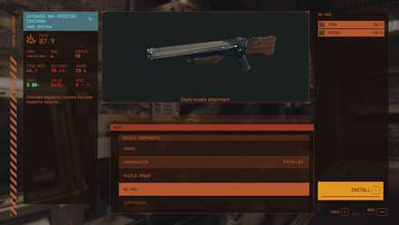 Starfield - Weapon Workbench Menu