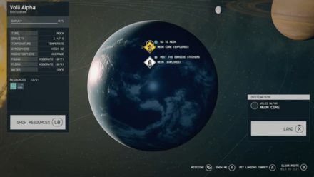 Starfield - Travel to Neon