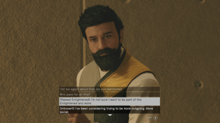 Starfield - Remove Raised Enlightened Trait, Andy Singh