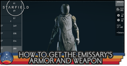 Starfield - How to Get the Emissary Armor and Weapon