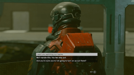 Starfield - Talk to the Fireteam