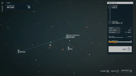 Starfield - Travel to Arcturus II