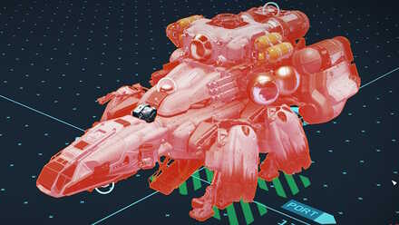 Starfield - Highlighted Ship