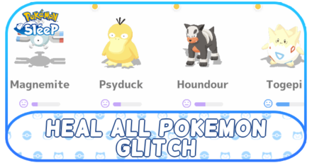 Pokemon Sleep - Heal All Pokemon on Sundays Glitch