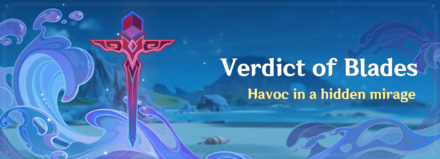 Genshin Impact - Verdict of Blades Event