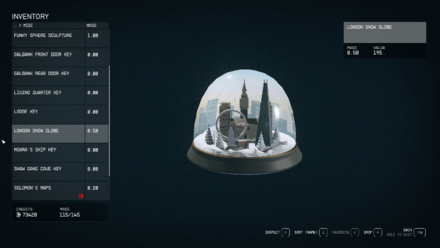 Starfield - London Snow Globe