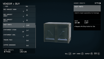 Starfield - Ship Parts
