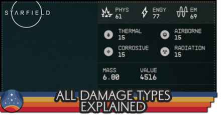 Starfield - All Damage Types Explained