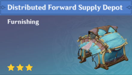Genshin Impact - How to Get Distributed Forward Supply Depot Furnishing