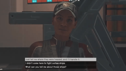 Starfield - Tell Nia that her Ship is fixed