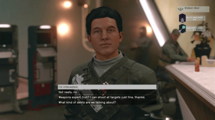 Starfield - Recruiting Gideon Aker