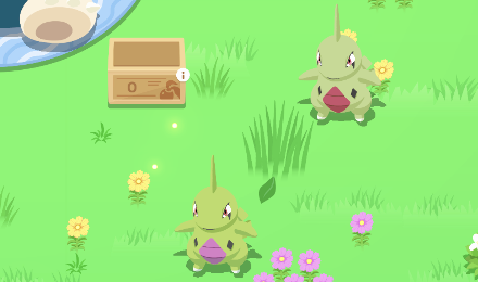 Shiny and Regular Larvitar