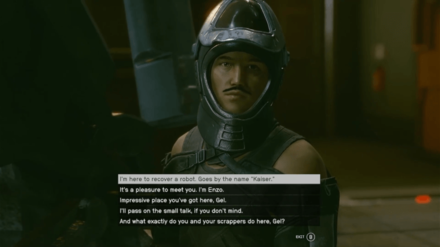 Starfield - War Relics - Talk to Gel About Kaiser