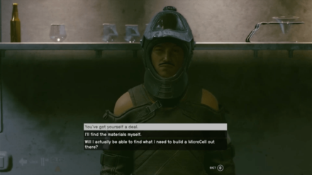 Starfield - War Relics - Talk to Gel About Microcell