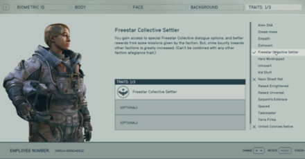 Starfield - Freestar Collective Settler