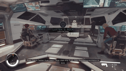 Starfield - Wait for Jade Swan to Dock