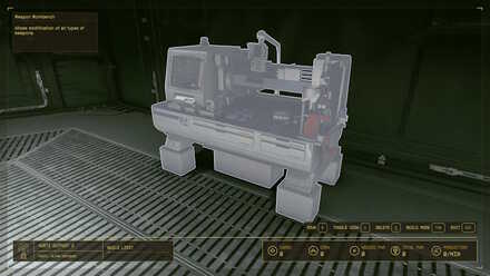 Starfield - Build a Weapon Workbench in Your Outpost.