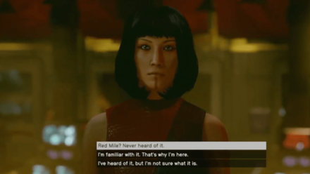 Starfield - Talk to Mei Devine