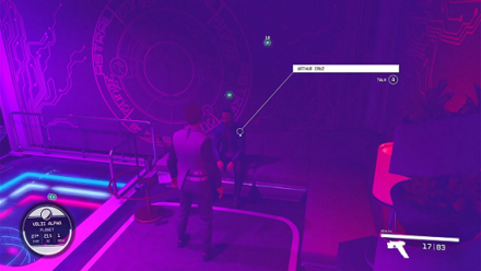 Starfield - influencing Arthur